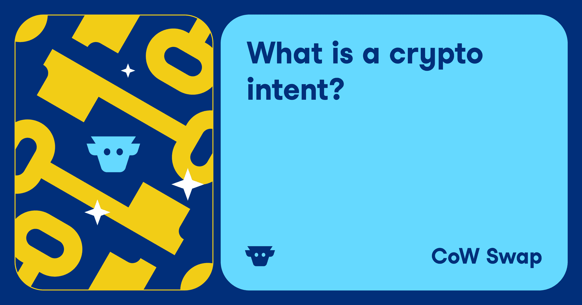 Cover image for article: What is a crypto intent?